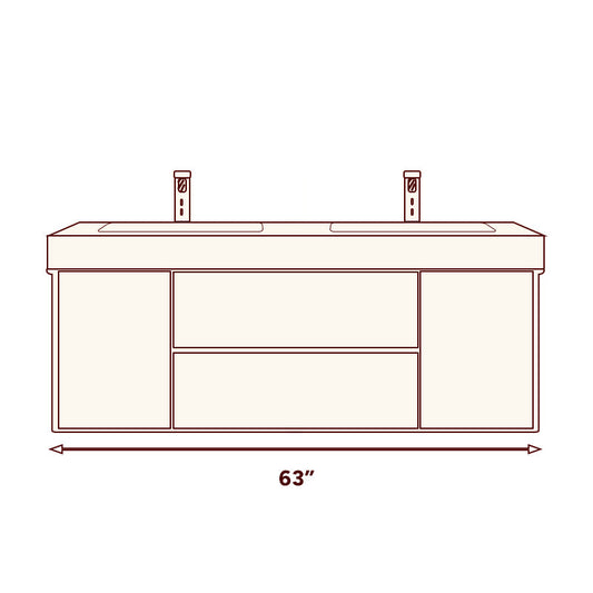 63" Vanities
