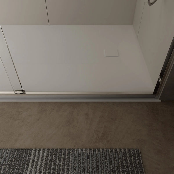 Aluminum Frame 56-60" x 72"  Double Sliding Shower Door in Brushed Nickel TONA Bathroom Furniture