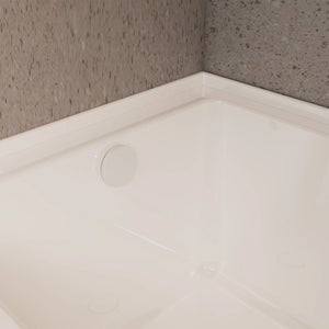 Manhattan 60" Rectangular Alcove Acrylic Bathtub Left Drain TONA Bathroom Furniture