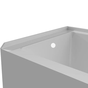 Manhattan 60" Rectangular Alcove Acrylic Bathtub Left Drain TONA Bathroom Furniture
