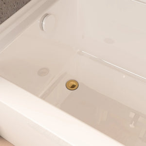 Manhattan 60" Rectangular Alcove Acrylic Bathtub Left Drain TONA Bathroom Furniture