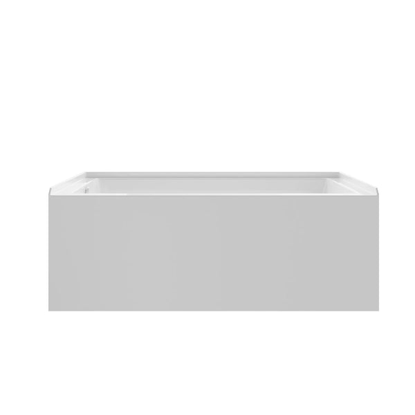 Manhattan 60" Rectangular Alcove Acrylic Bathtub Right Drain TONA Bathroom Furniture