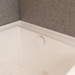 Manhattan 60" Rectangular Alcove Acrylic Bathtub Right Drain TONA Bathroom Furniture