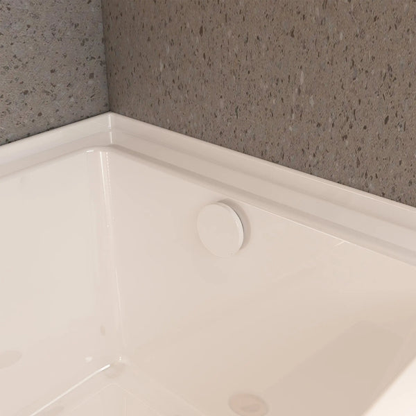 Manhattan 60" Rectangular Alcove Acrylic Bathtub Right Drain TONA Bathroom Furniture