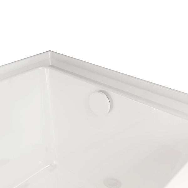 Manhattan 60" Rectangular Alcove Acrylic Bathtub Right Drain TONA Bathroom Furniture