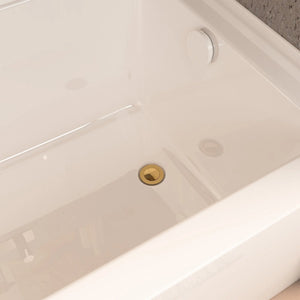 Manhattan 60" Rectangular Alcove Acrylic Bathtub Right Drain TONA Bathroom Furniture