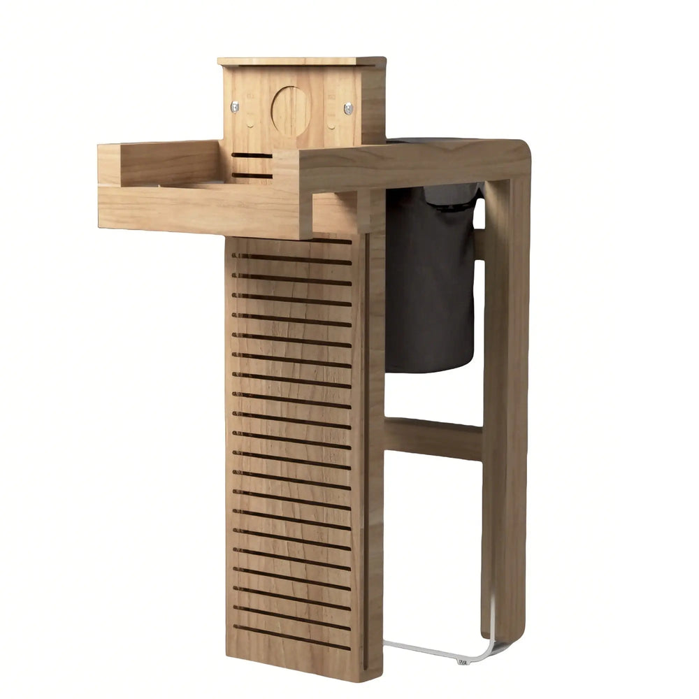 TONA Solid Wood Bathtub Caddy Tray, Expandable Adjustable Bath Shelf 10"-25" TONA Bathroom Furniture