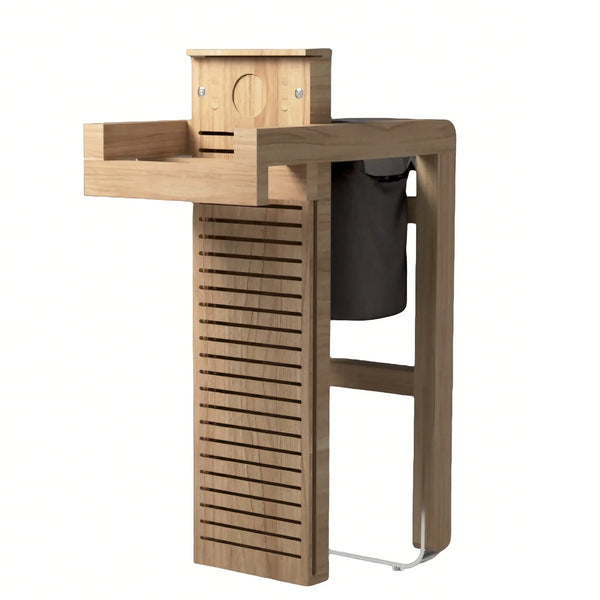 TONA Solid Wood Bathtub Caddy Tray, Expandable Adjustable Bath Shelf 10"-25" TONA Bathroom Furniture