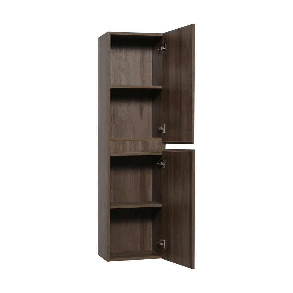 Angela 60'' Grey Oak Floating Side Unit Cabinet TONA Bathroom Furniture
