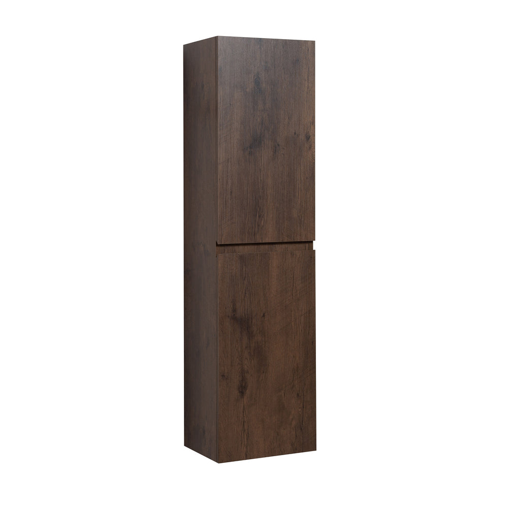 Angela 60'' Rose Wood Floating Side Unit Cabinet TONA Bathroom Furniture