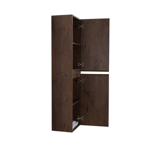 Angela 60'' Rose Wood Floating Side Unit Cabinet TONA Bathroom Furniture