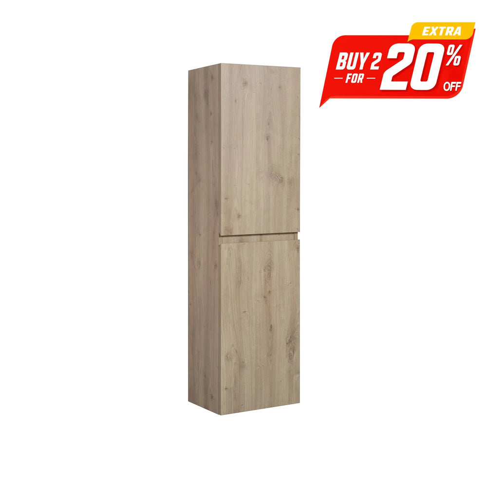 Angela 60'' Andean Oak  Floating Side Unit Cabinet TONA Bathroom Furniture