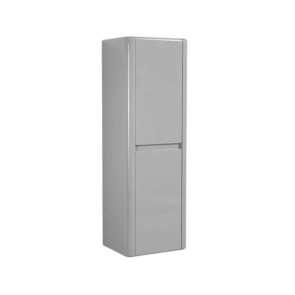 BOVA Side Cabinet in A.Gray with Built-In Partitions and Damping Hinges TONA Bathroom Furniture