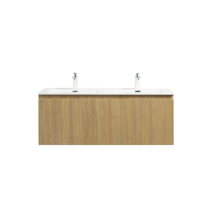 Liner 48'' Floating Double Vanity with White Resin Top TONA Bathroom Furniture
