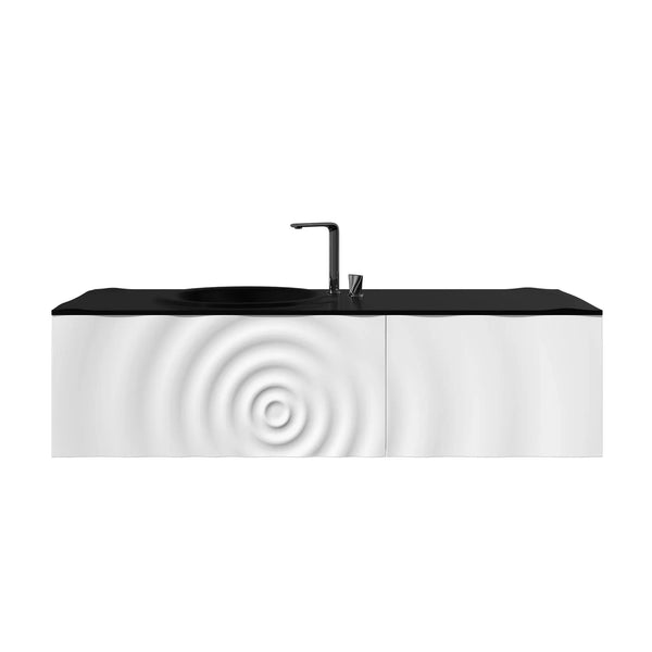 Wave 53" Floating Vanity Single Sink with Design Award TONA Bathroom Furniture
