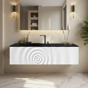 Wave 53" Floating Vanity Single Sink with Design Award TONA Bathroom Furniture