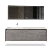 Wall Hung Bathroom Vanity with Quartz Top & Ceramic Sink - TONA Freda