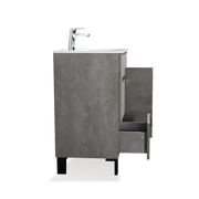Freestanding Bathroom Vanity with Faux Marble Integrated Top&Sink - TONA Gill