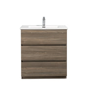 Freestanding Bathroom Vanity with Artificial Stone Integrated Top&Sink - TONA Edison