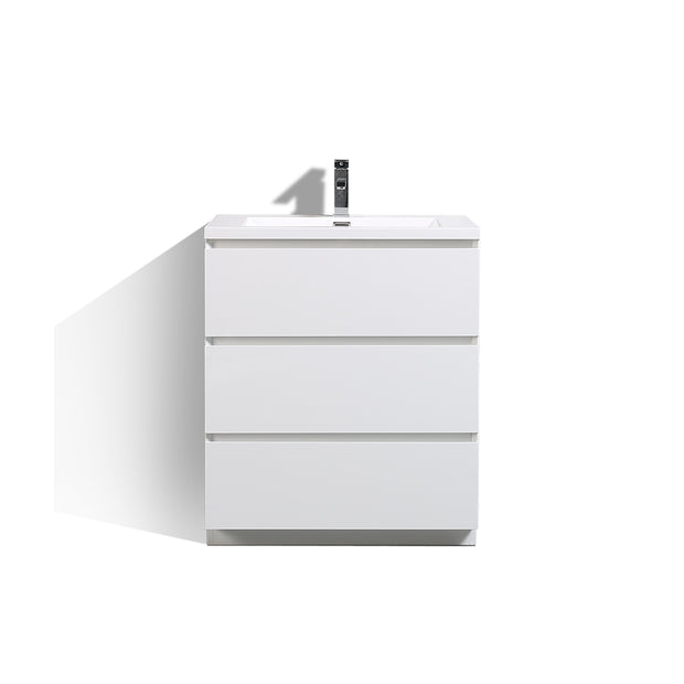 Freestanding Bathroom Vanity with Artificial Stone Integrated Top&Sink - TONA Edison