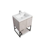 Freestanding Bathroom Vanity with Integrated Top and Sink - TONA Allen