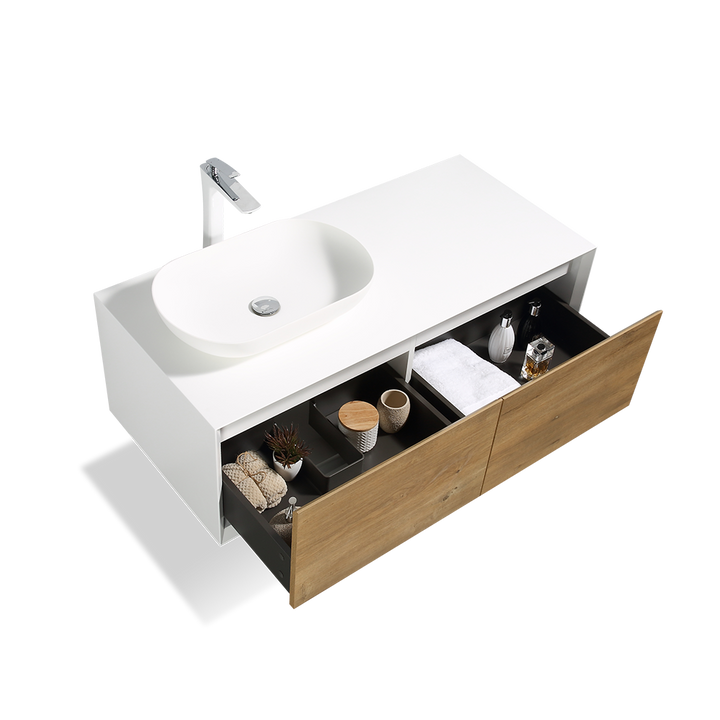 TONA Fiona Floating Vanity Single/Double Sink (24"-72")