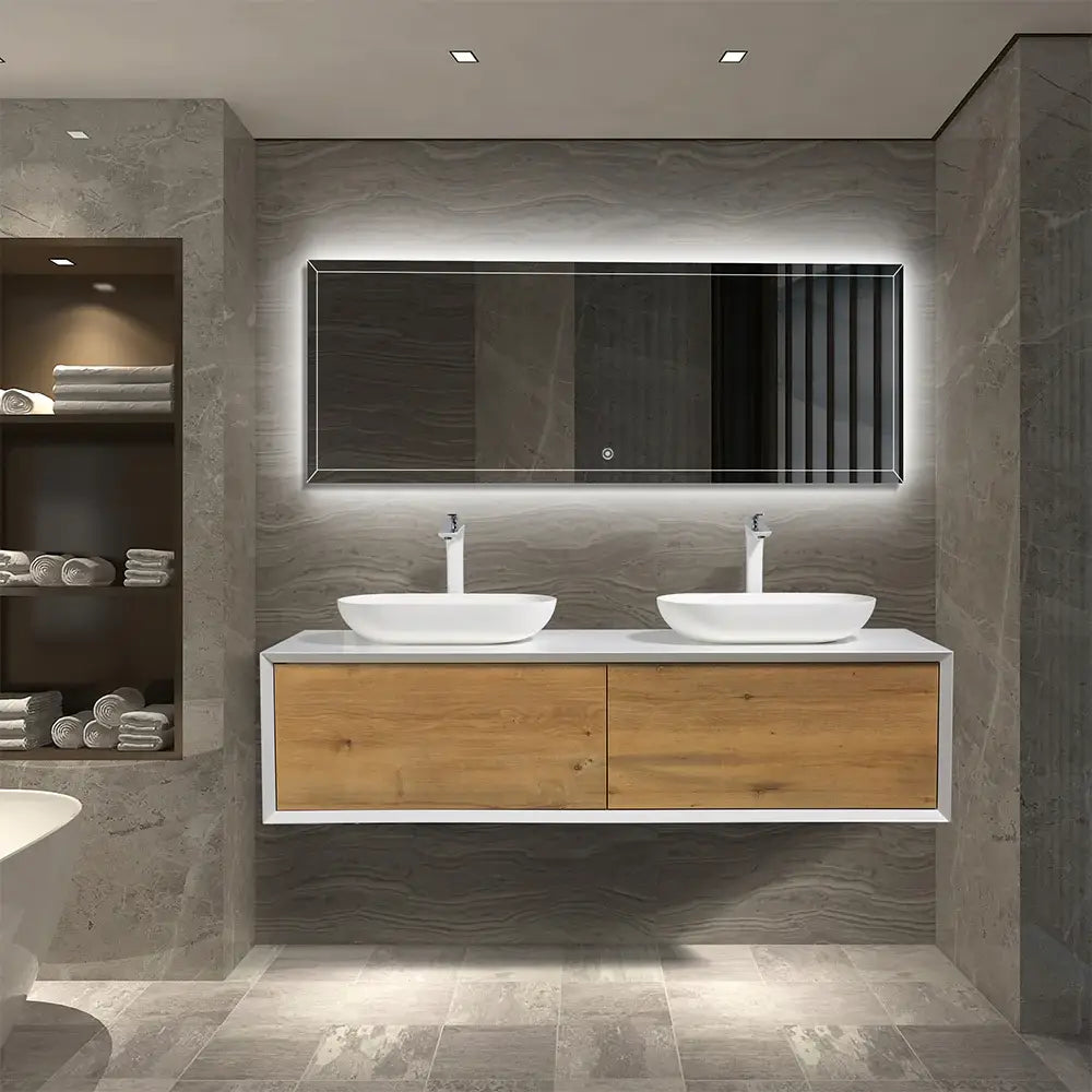 TONA Fiona Floating Vanity Single/Double Sink (24"-72")