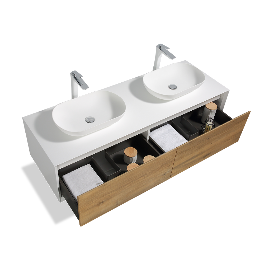 TONA Fiona Floating Vanity Single/Double Sink (24"-72")