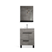 Freestanding Bathroom Vanity with Faux Marble Integrated Top&Sink - TONA Gill