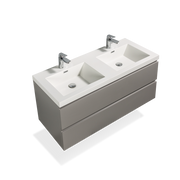 Floating Bathroom Vanity with Artificial Stone Integrated Top - TONA Onni